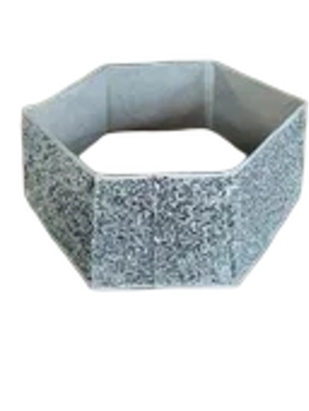 Unbranded Silver & White Sequin Holiday Decor One Size